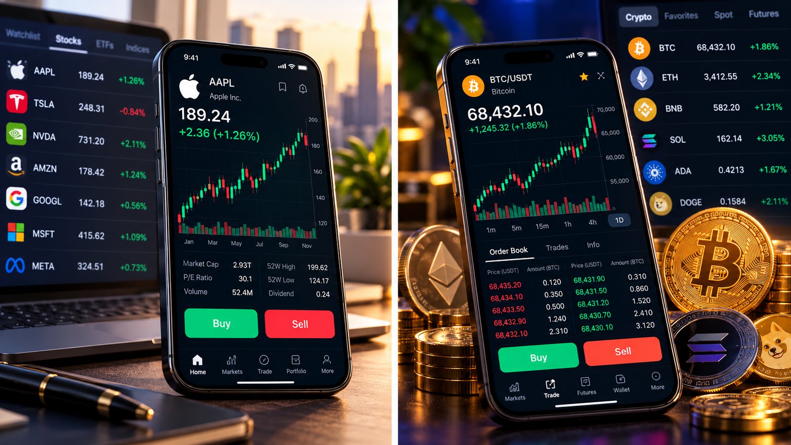 Alphairos GPT — desktop and mobile trading terminal